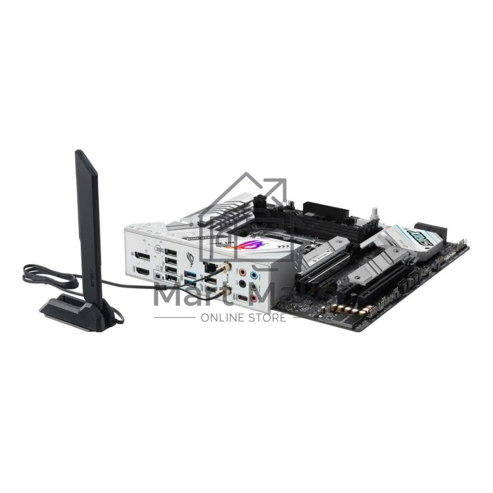 Материнская плата ASUS ROG STRIX B760-G GAMING WIFI, LGA 1700, Intel B760, 4xDDR5, 4xSATA, 2xM.2, 1xPCIe 5.0 x16, 1xPCIe 4.0 x4, 1xHDMI, 1xDP, 1x 2.5Gb LAN, 1xUSB-A 3.2 Gen 2, 2xUSB-A 3.2 Gen 1, 4xUSB-A 2.0, 1xUSB-C 3.2 Gen 1, 1xUSB-C 3.2 Gen 2x2, 5x3.5 м