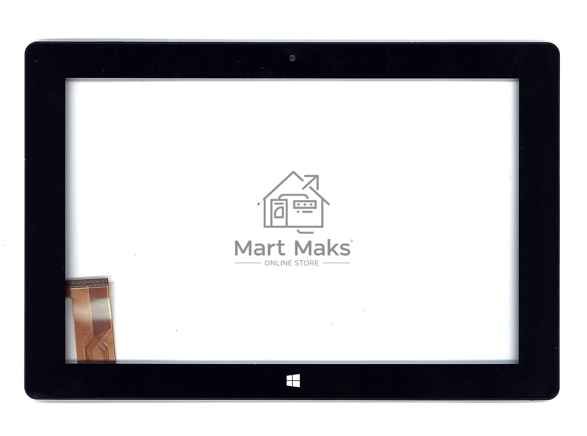 Сенсорное стекло (тачскрин) для Irbis TW30. черное с рамкой