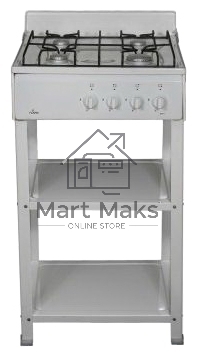 Плита газовая Flama AVG 1402 W белый,щиток, конфорок 4 шт, духовка 50 л, 50 см x 85 см x 58 см