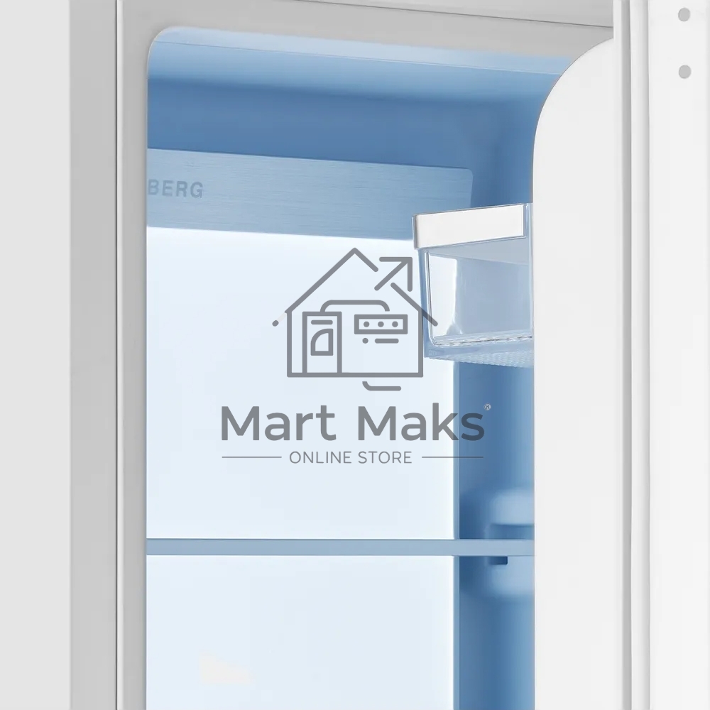 Встраиваемый холодильник Kuppersberg RBN 1960, High-Tech, объем 267 л, скользящий фасад, электронное управление, No Frost, антибактериальный пластик, звуковой сигнал при открытой дверце, перенавешиваемые двери, LED освещение, уровень шума 41 дБ, энергоэфф