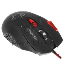 Мышь проводная Qumo PRO Series Juggernaut M84 черный, 6400 dpi, USB, кнопки - 8