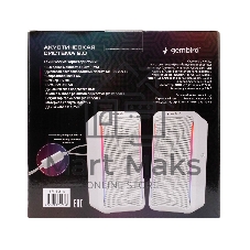 Акустическая система 2.0 Gembird SPK-305-W, 10Вт, пластик, рег.громкости, RGB подсветка, белый