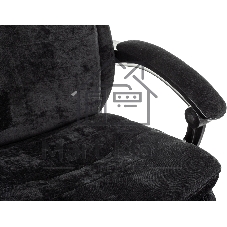 Кресло руководителя Бюрократ T-9950MSG-F Fabric черный Light-20, крестов. пластик, подст. для ног