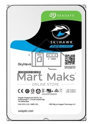 Жесткий диск Seagate 6TB 5400rpm SATA 6GB/S 256MB ST6000VX001 Seagate SkyHawk
