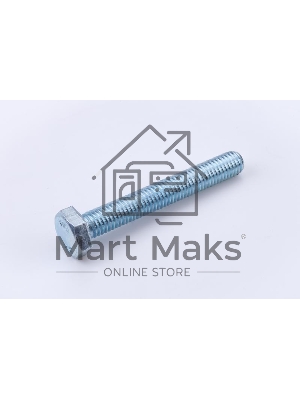 Болт М8х25 с шестигранной головкой цинк. DIN 933 (уп.70шт) класс прочности 5.8. пакет СТРОЙМЕТИЗ UTORM3011628
