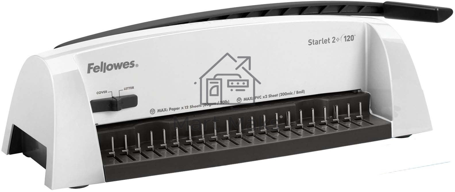 Переплетчик Fellowes Starlet 2+ (FS-52279) A4/перф.12л.сшив/макс.120л./пластик.пруж. (6-16мм)