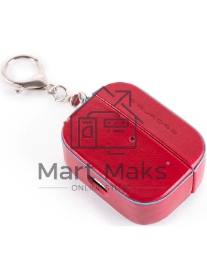 Чехол для наушников Piquadro Blue Square AC5308B2/R красный натур.кожа