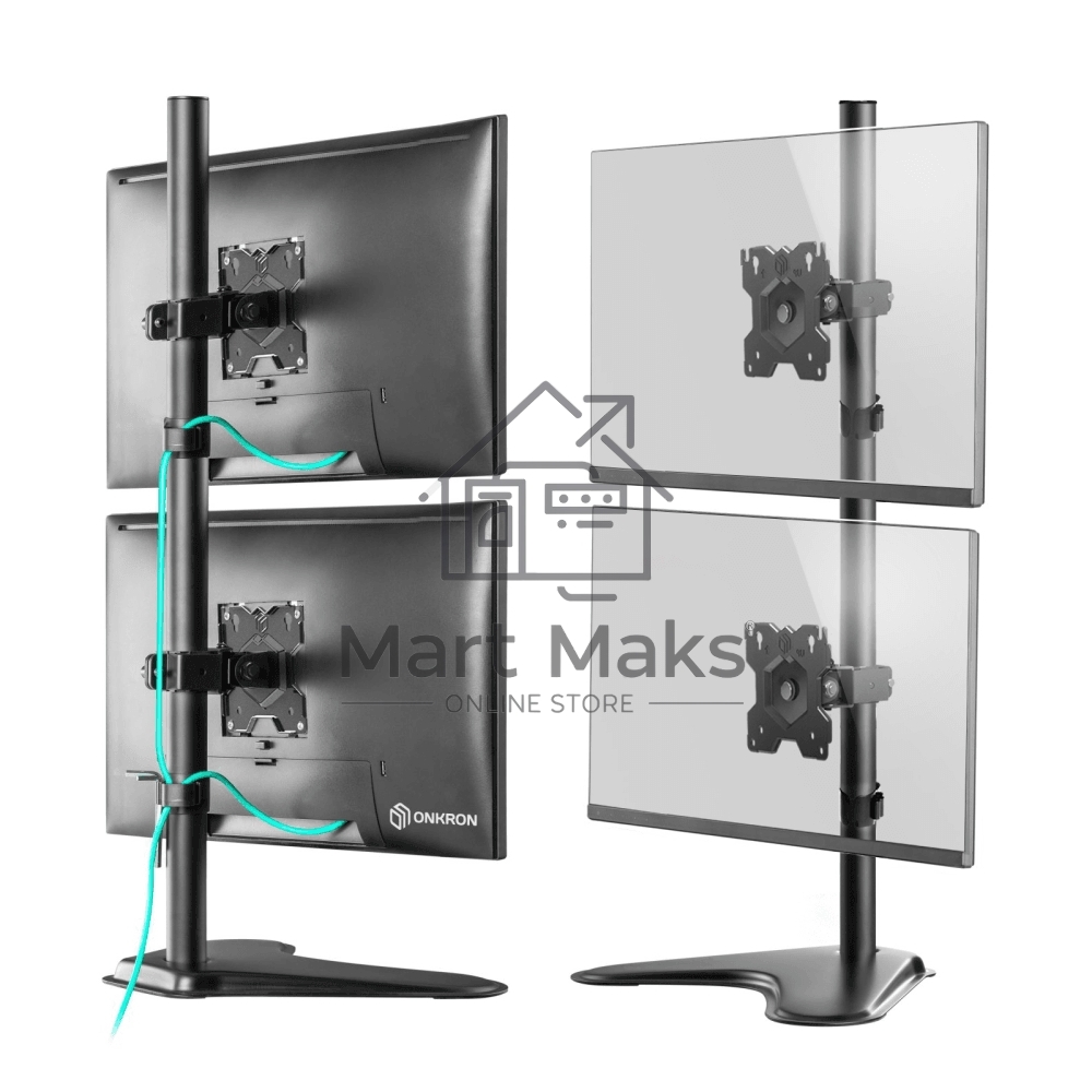 Кронштейн ONKRON D208FS для двух мониторов 13