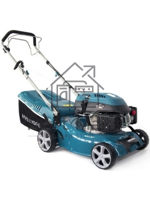 Бензиновая газонокосилка HYUNDAI L 4310S двигатель HYUNDAI ICV150,4-х такт, 3,5 л.с./149 см3, 43 см, 225-75 мм, 32 кг