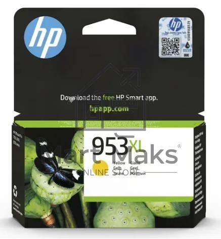 Картридж струйный HP 953XL F6U18AE желтый для HP OJP 8710/8715/8720/8730/8210/8725 (1600стр.)