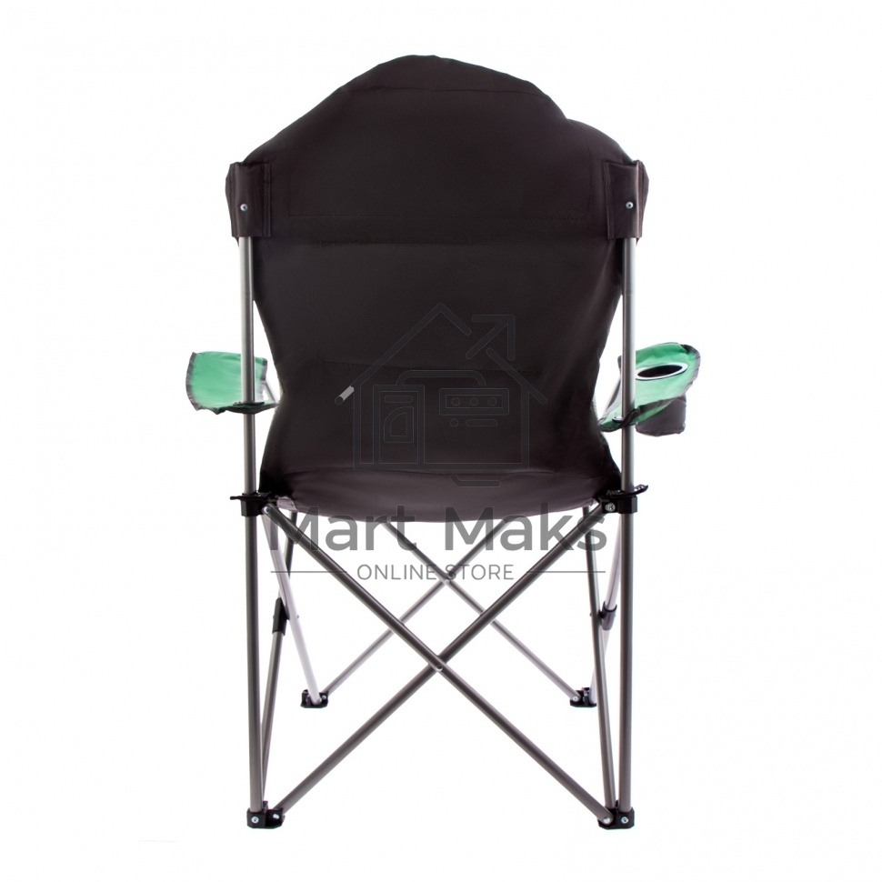 Кресло складное с подлокотниками и подстаканником 60x60x110/92 см, Camping Palisad
