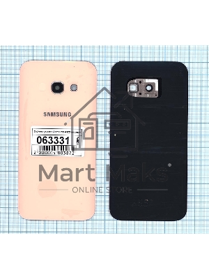 Задняя крышка для Samsung A320 Galaxy A3 (2017) розовая