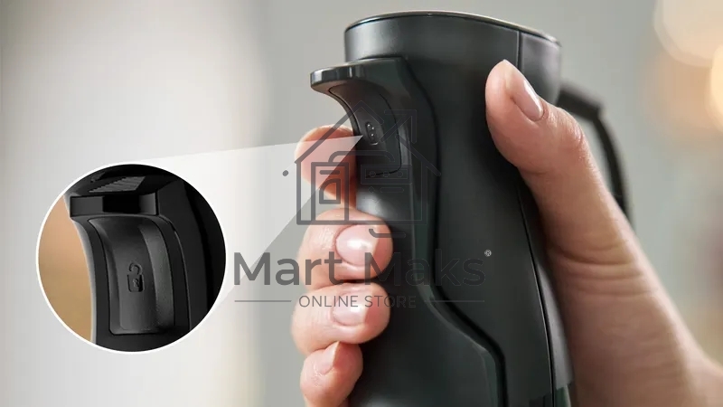 Блендер Bosch MSM4B623, погружной, мощность 1000 Вт, механическое управление, 5 насадок,  черный