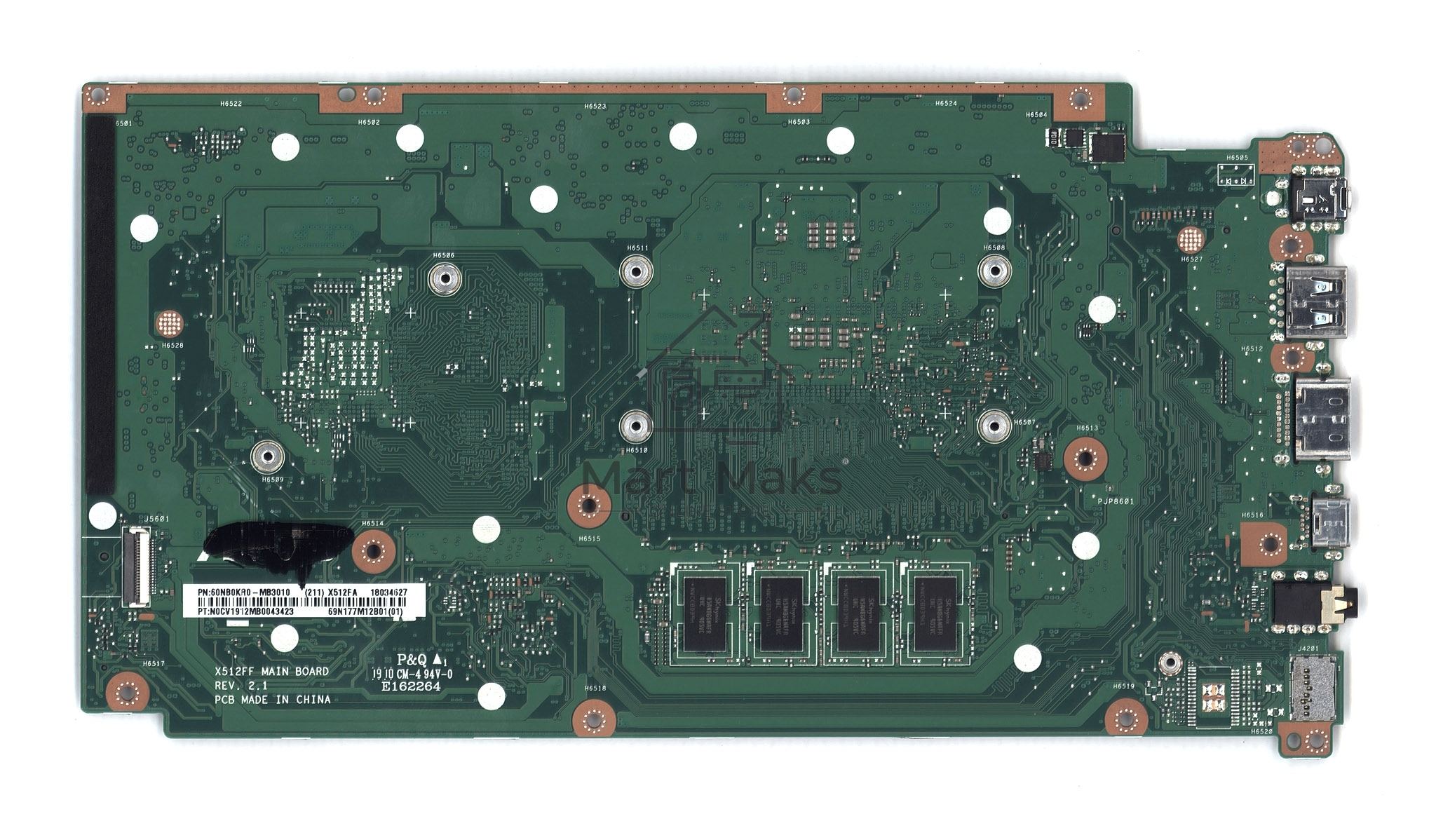 Материнская плата для Asus X512FA 4G/I5-8265U 90NB0KR0-R00010