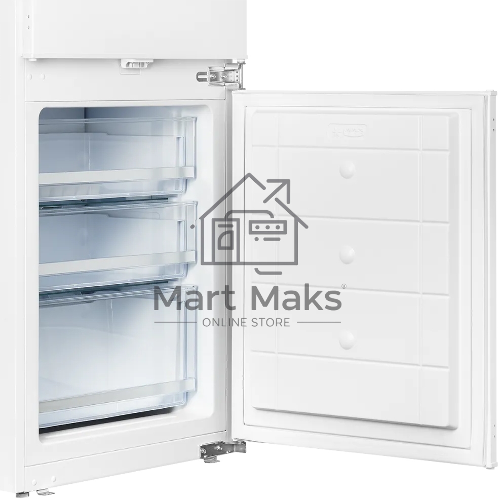 Встраиваемый холодильник Kuppersberg RBN 1960, High-Tech, объем 267 л, скользящий фасад, электронное управление, No Frost, антибактериальный пластик, звуковой сигнал при открытой дверце, перенавешиваемые двери, LED освещение, уровень шума 41 дБ, энергоэфф