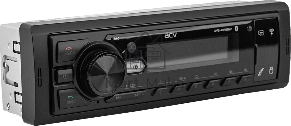 Автомагнитола ACV AVS-401UBW 1DIN 4x50Вт v5.0 AUX 2 (43343)