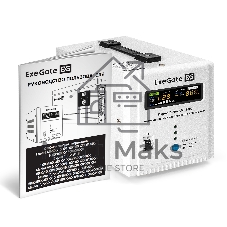 Стабилизатор напряжения ExeGate Expert Turbo AST-3000 (3000ВА, вход 80-260В, цветной дисплей, выход 220В±8%, КПД 98%, 5 уровней защиты, метал. корпус, 2*Schuko+клем.колодка, RTL)