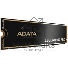 Накопитель SSD ADATA LEGEND 900 PRO, 4Tb, PCIe 4.0 x4, M.2 2280, NVMe, R/W 7400/6500, с радиатором