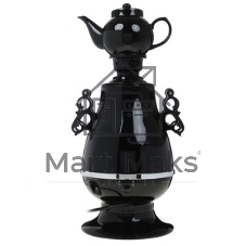 Самовар Centek CT-0091 B (черн+рисунок), 4.0л, 2300 Вт, поддерж.t + LED индикатор, керам заварник