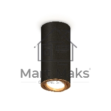 Светильник Ambrella Light XS7443004 SBK/PYG черный песок/золото желтое полированное MR16 GU5.3 (C7443, N7004)