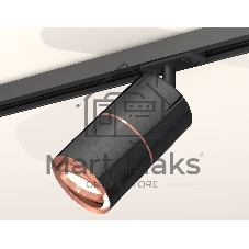 Светильник Ambrella light XT7403001 DCH/PPG/SBK черный хром/золото розовое полированное/черный песок MR16 GU5.3