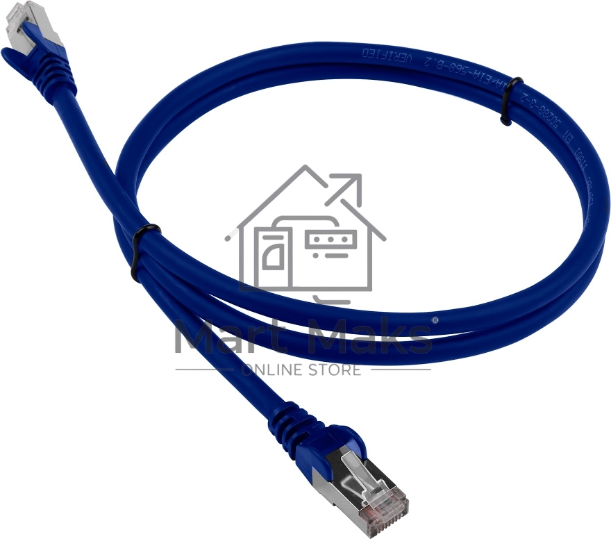 Патч-корд Lanmaster LAN-PC45/S6-5.0-BL FTP RJ-45 вил.-вилка RJ-45 кат.6 5м синий LSZH (уп.:1шт)