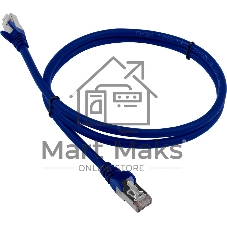Патч-корд Lanmaster LAN-PC45/S6-5.0-BL FTP RJ-45 вил.-вилка RJ-45 кат.6 5м синий LSZH (уп.:1шт)