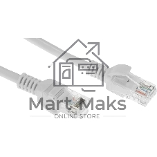 Патч-корд ExeGate UTP-RJ45-RJ45-5e-CU-5M-GY, UTP, cat.5e, 5м, медь, серый