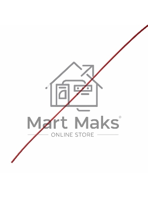 Термоусаживаемая трубка клеевая Rexant 6,0/2,0 мм, красная, упаковка 10 шт. по 1 м