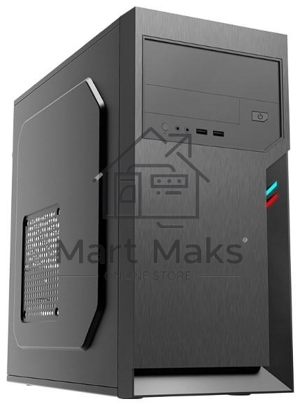 Компьютерный корпус Foxline FL-702, mATX, 1x5.25EXT, 1x3.5EXT, 2x3.5INT, 2xUSB3.0, HDA, w/o FAN, w/450W ATX PSU, w/1.2m EU pwr cord