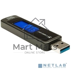 Флешка USB Transcend JetFlash 760 (TS64GJF760), 64Gb, USB 3.0, R/W 130/40, черный/синий