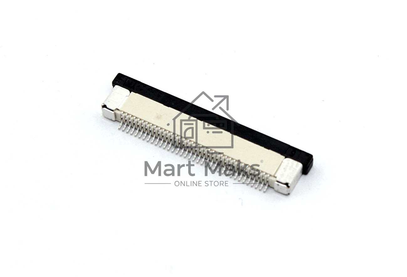 Разъем FPC  Half Coverage Bottom Contact 0.5K-BX-36PWB 36 pin высота 2мм шаг 0,5мм