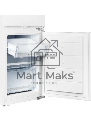 Встраиваемый холодильник Kuppersberg RBN 1960, High-Tech, объем 267 л, скользящий фасад, электронное управление, No Frost, антибактериальный пластик, звуковой сигнал при открытой дверце, перенавешиваемые двери, LED освещение, уровень шума 41 дБ, энергоэфф