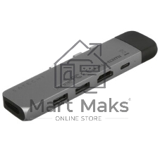 USB-концентратор Satechi ST-TCPHES, USB Type-C, USB 3.0/RJ-45/USB Type-C/HDMI/microSD, USB