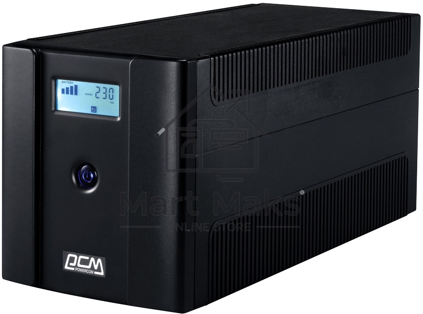 Источник бесперебойного питания Powercom Raptor RPT-1025AP LCD EURO