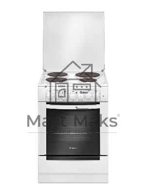 Плита электрическая Gefest 6140-02 белый, конфорок 4 электрических, духовка 55 л, 60 см x 85 см x 60 см