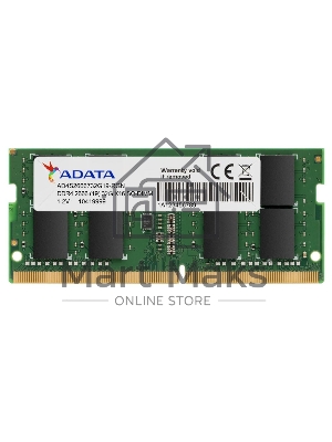 Оперативная память ADATA, DDR4, 8Gb (1x8Gb), 2666MHz, CL19, SO-DIMM
