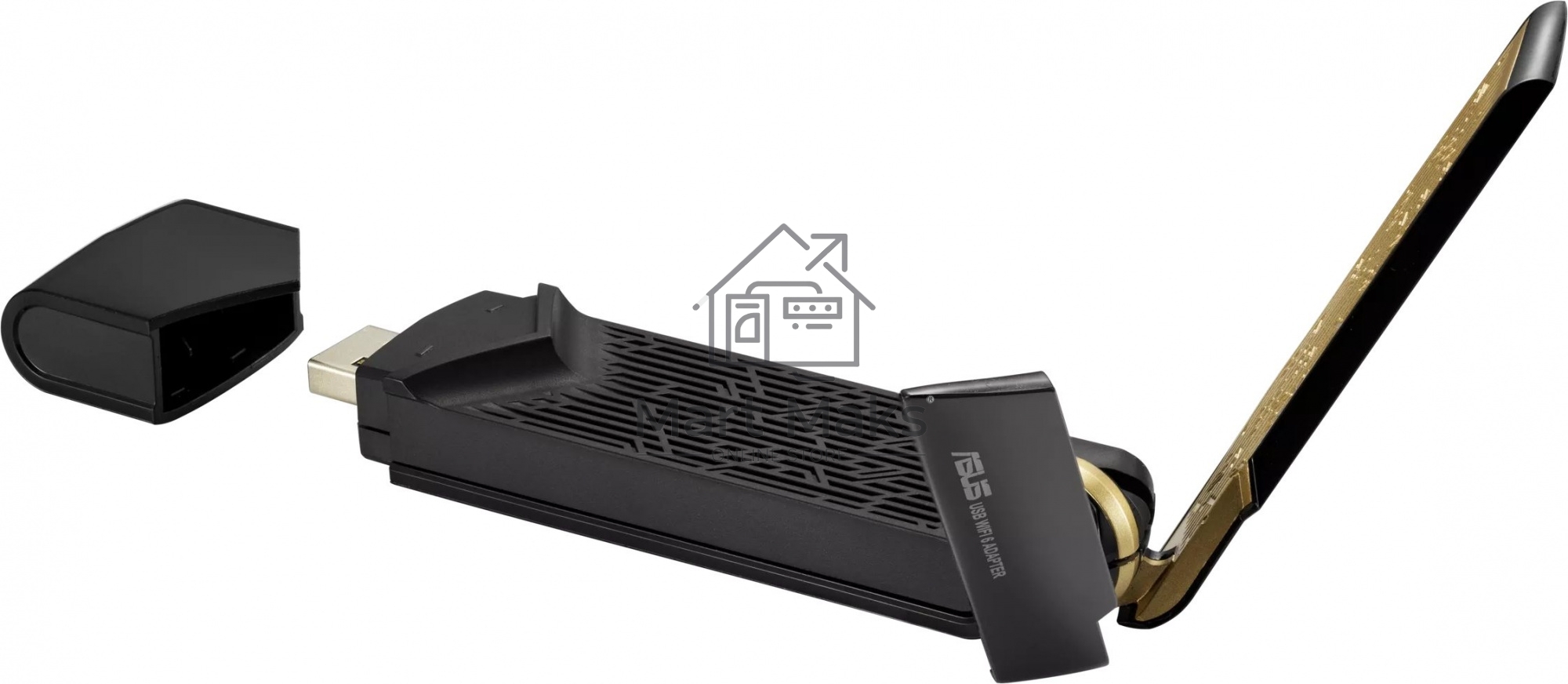 Адаптер беспроводной связи (Wi-Fi) ASUS USB-AX56 /EU /NO CRADLE (90IG06H0-MO0R10) (565284)