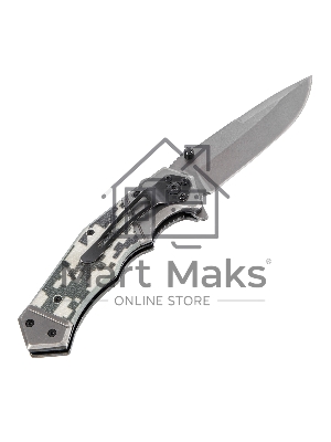 Нож складной Denzel, многоцелевой, системы Liner-Lock, с накладкой G10 на эргономичной рукоятке 79209