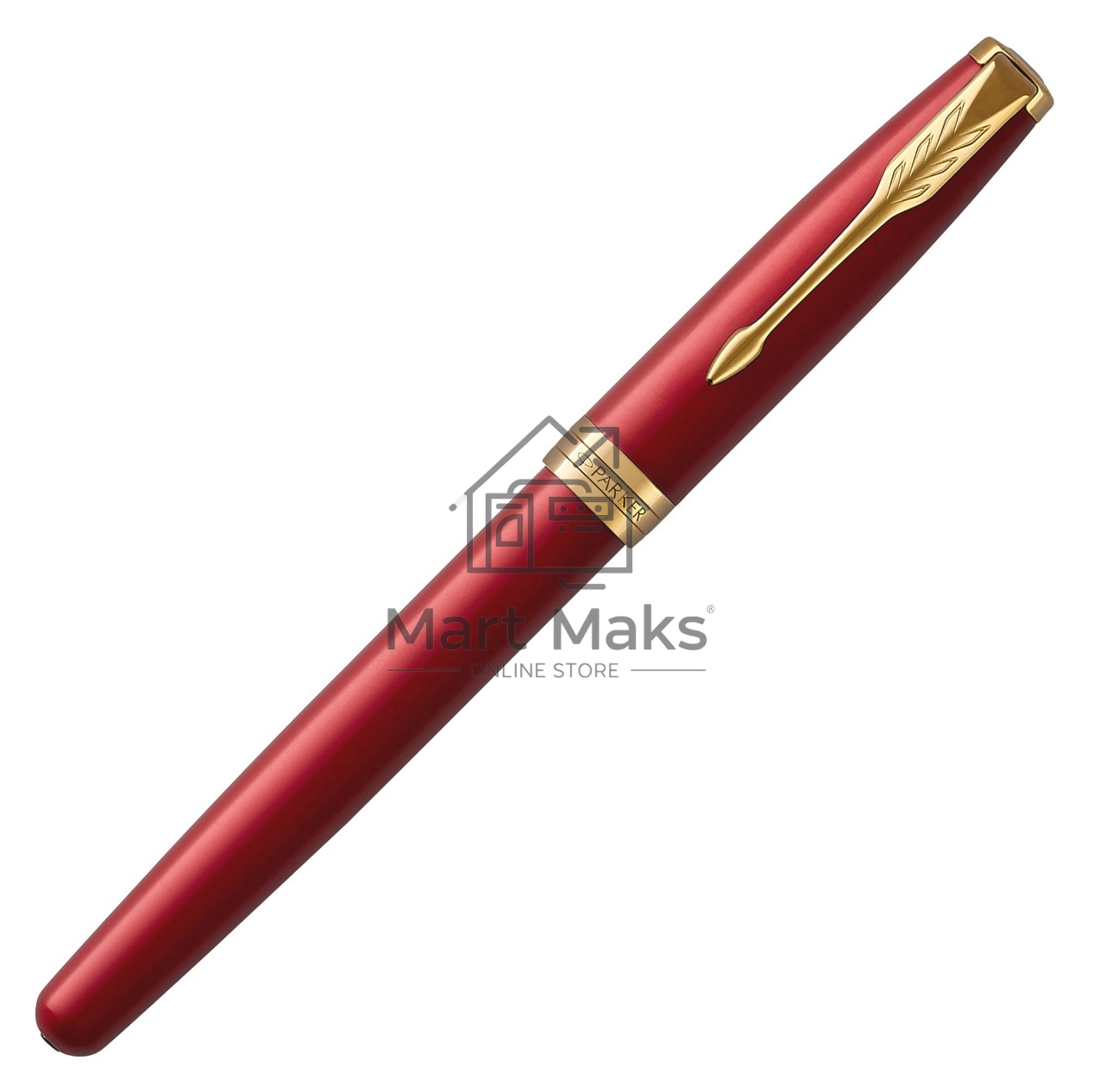 Ручка роллер Parker Sonnet Core T539 (CW1931475) LaqRed GT F, черные чернила, подарочная коробка
