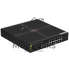 Коммутатор HPE Aruba 6000 12G PoE 2SFP 139W, 12×1 Гбит/с PoE+ + 2×1 Гбит/с SFP, управляемый