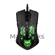 Мышь проводная Qumo Rampage M49 черный, 3200 dpi, USB, кнопки - 6