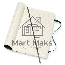 Блокнот Moleskine CLASSIC SOFT QP616K15 Large 130х210 мм 192 стр. линейка мягкая обложка зеленый