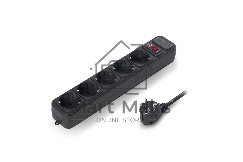 Сетевой фильтр ExeGate EX266859RUS SP-5-1.5B (5 розеток, 1.5м, евровилка, черный)