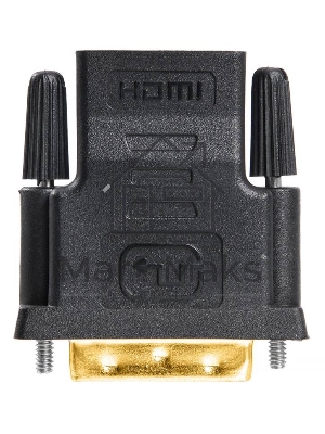 Адаптер Buro HDMI-19FDVID-M ADPT HDMI-19M(F)/DVI-D(M) с позол. конт.