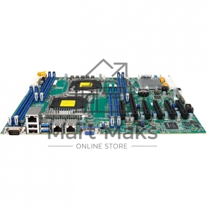 Серверная материнская плата Supermicro MBD-X10DRL-i-B, сокет LGA 2011-v3, Intel C612, 8xDDR4, 4xPCIe 3.0, 1xPCIe x16, 3xPCIe x8, 10xSATA, 2xGigabit Ethernet, 24+8+8 pin, ATX