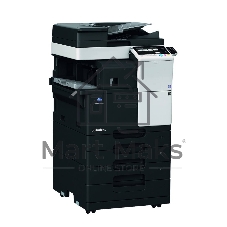 МФУ лазерное Konica-Minolta bizhub 227 монохромное, (A3, 22 стр./мин., 19000стр/мес, 250Gb, сеть, дуплекс, 2*500л, 2Gb, без крышки или автоподатчика, без тонера), обязат. установка специалистом АСЦ