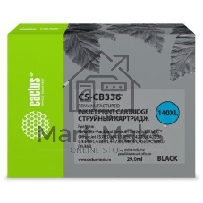 Картридж струйный Cactus CS-CB336 №140XL черный (29 мл.) для HP DJ D4263/D4363/DJ J5783/J6413/PSC C4273/C4283/C4343/C4383/C4473/C4483/C4583/C5283/D5363