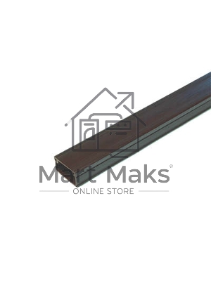 Кабель-канал 20х10 L2000 пластик с двойным замком венге УралПак КК-4820010-160 Кабель-канал 20х10 L2000 пластик с двойным замком венге УралПак КК-4820010-160