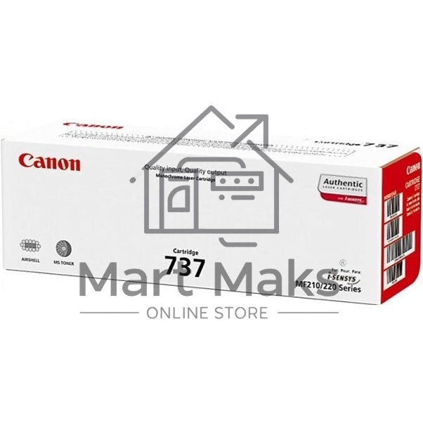 Картридж лазерный Canon 737 (9435B004) черный (2400 стр.) для Canon MF 211/212w/216n/217w/226dn/229dw/232w/237w/244dw/247dw/249dw